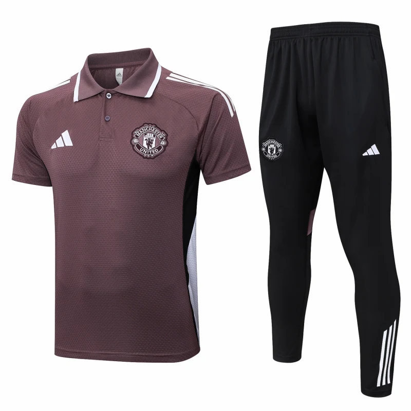 Manchester United Ensemble 2025 2026 Pourpre - Survêtement Manchester United | maillotdefootpersonnalise
