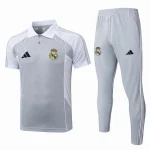 Real Madrid Ensemble 2025 2026 Gris - Survêtements Real Madrid | maillotdefootpersonnalise