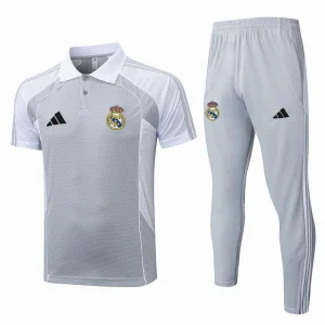 Real Madrid Ensemble 2025 2026 Gris - Survêtements Real Madrid | maillotdefootpersonnalise