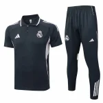 Real Madrid Ensemble 2025 2026 Gris - Survêtements Real Madrid | maillotdefootpersonnalise