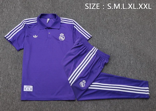 Real Madrid Ensemble 2025 2026 Pourpre - Survêtements Real Madrid | maillotdefootpersonnalise