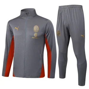 Ensemble 2024 2025 Gris - Ac Milan Survetement | maillotdefootpersonnalise