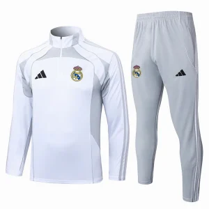 Ensemble 2025 2026 Gris - Real Madrid Survetement 2025 | maillotdefootpersonnalise