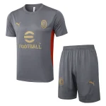 Ensemble 2024 2025 Gris - Ac Milan Entrainement | maillotdefootpersonnalise