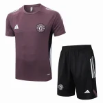 Ensemble 2025 2026 Pourpre - Manchester United Entrainement | maillotdefootpersonnalise