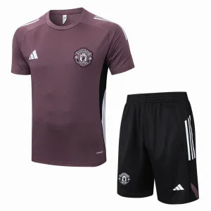 Ensemble 2025 2026 Pourpre - Manchester United Entrainement | maillotdefootpersonnalise