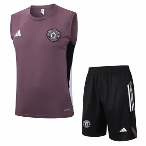 Ensemble 2025 2026 Pourpre - Manchester United Entrainement | maillotdefootpersonnalise