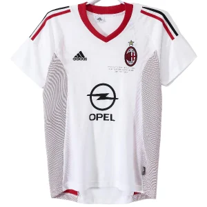 AC Milan Rétro/Vintage Maillot 2002 2003 - Ac Milan Ancien Maillot | maillotdefootpersonnalise