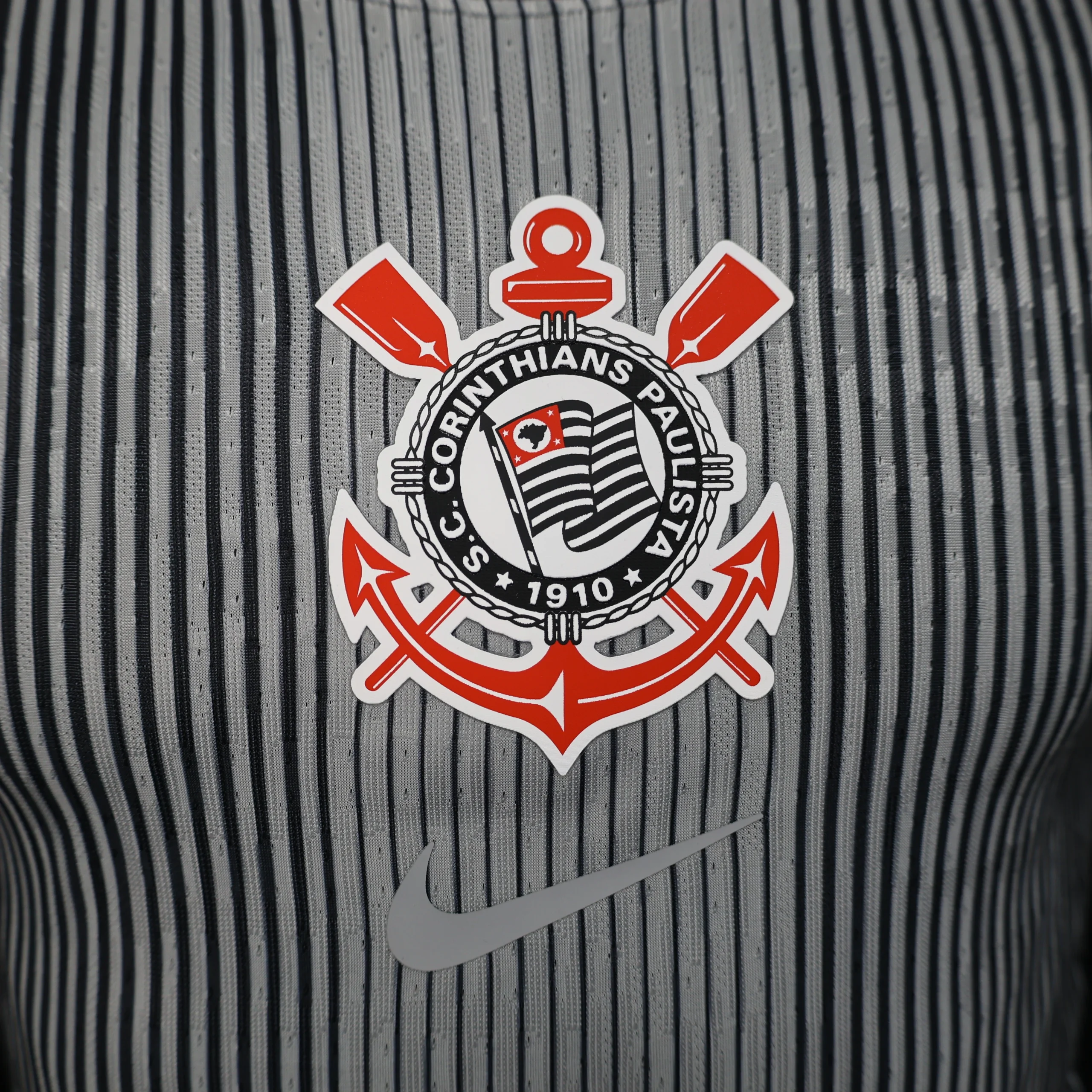 SC Corinthians Paulista Maillot 2025 2026 Gris | maillotdefootpersonnalise