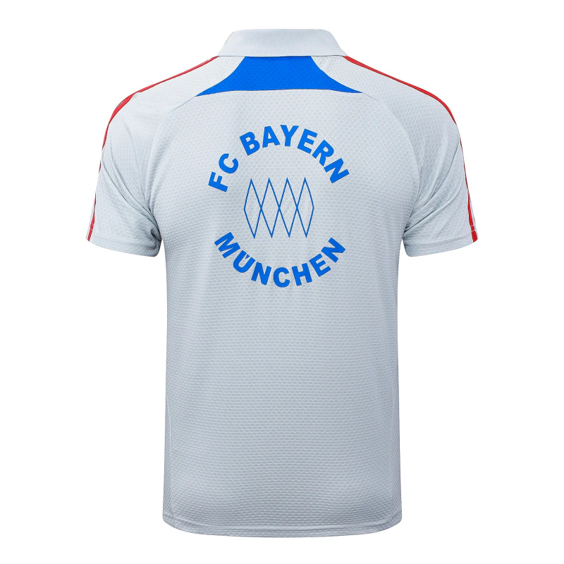 Bayern Munich Polo 2025 2026 Gris | maillotdefootpersonnalise