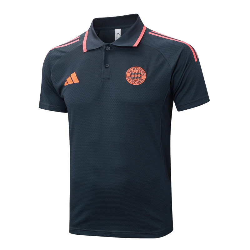 Bayern Munich Polo 2025 2026 Gris | maillotdefootpersonnalise