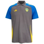 Leeds United Polo 2024 2025 Gris - Leeds United 2026 | maillotdefootpersonnalise