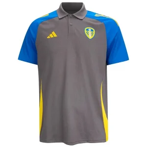 Leeds United Polo 2024 2025 Gris - Leeds United 2026 | maillotdefootpersonnalise
