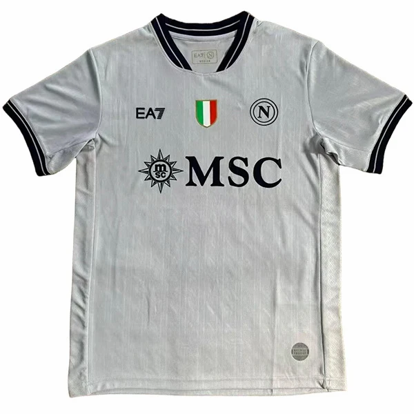Maillot 2025 2026 Gris - Maillot Ssc Naples | maillotdefootpersonnalise