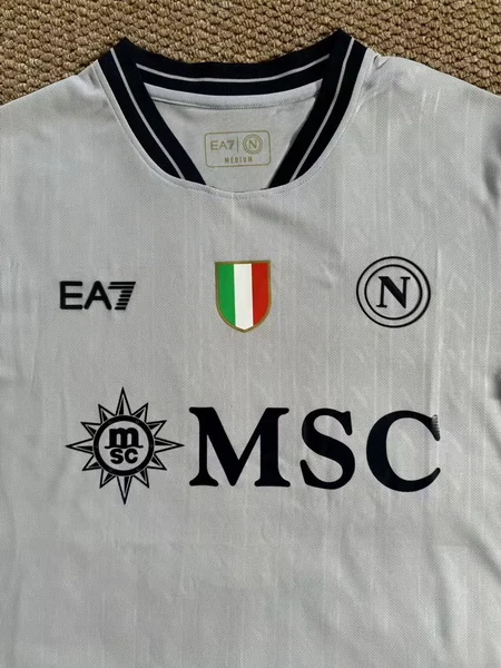 Maillot 2025 2026 Gris - Maillot Ssc Naples | maillotdefootpersonnalise