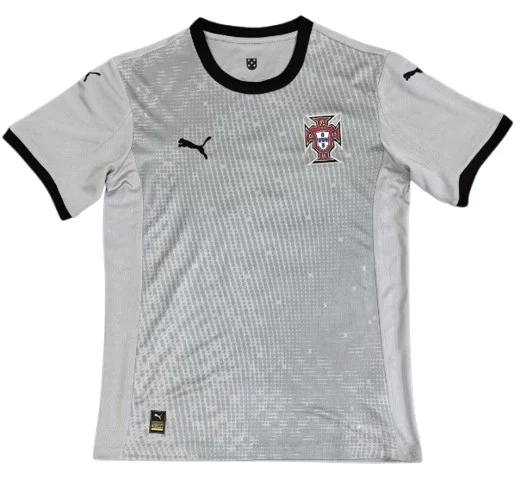 Portugal Maillot 2025 Gris - Maillot Portugal Coupe Du Monde 2026 | maillotdefootpersonnalise