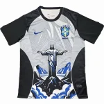 Brésil Maillot 2026 Gris - Maillot Brésilien | maillotdefootpersonnalise
