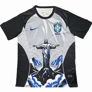 Brésil Maillot 2026 Gris - Maillot Brésilien | maillotdefootpersonnalise