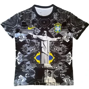 Brésil Maillot 2026 Gris - Maillot Brésilien | maillotdefootpersonnalise