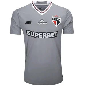 São Paulo Maillot 2025 2026 Gris - Maillot Sao Paulo | maillotdefootpersonnalise
