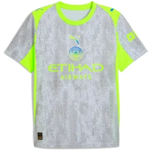 Manchester City Maillot 2025 2026 Gris - Maillot Manchester City | maillotdefootpersonnalise