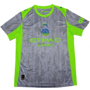 Manchester City Maillot 2025 2026 Gris - Maillot Manchester City | maillotdefootpersonnalise