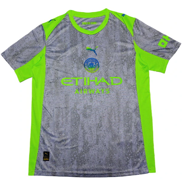Manchester City Maillot 2025 2026 Gris - Maillot Manchester City | maillotdefootpersonnalise