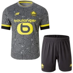 Ensemble 2024 2025 Gris - Losc Lille Association | maillotdefootpersonnalise