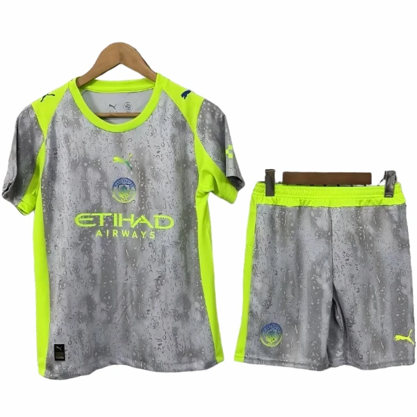 Manchester City Ensemble 2025 2026 Gris - Survêtement Manchester City | maillotdefootpersonnalise