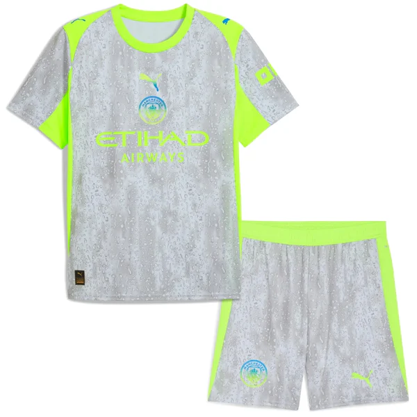 Manchester City Ensemble 2025 2026 Gris - Survêtement Manchester City | maillotdefootpersonnalise