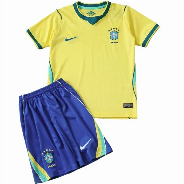Brésil Enfant Ensemble 2026 - Brésil Enfant Pas Cher | maillotdefootpersonnalise