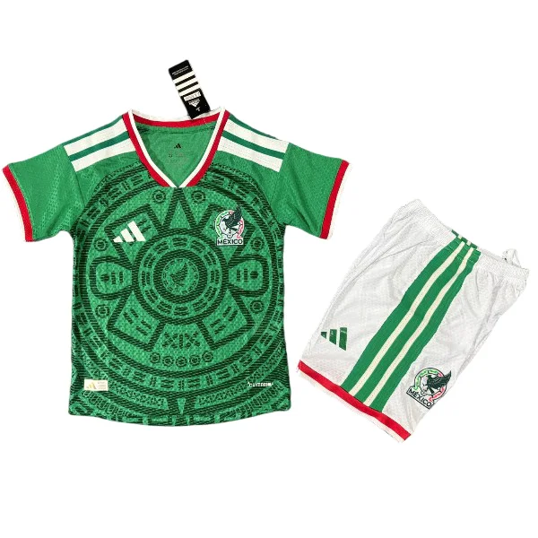 Mexique Enfant Ensemble 2026 - Mexique Enfant Pas Cher | maillotdefootpersonnalise