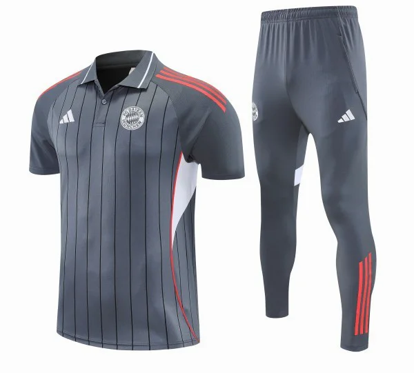 Bayern Munich Ensemble 2026 2027 Gris | maillotdefootpersonnalise