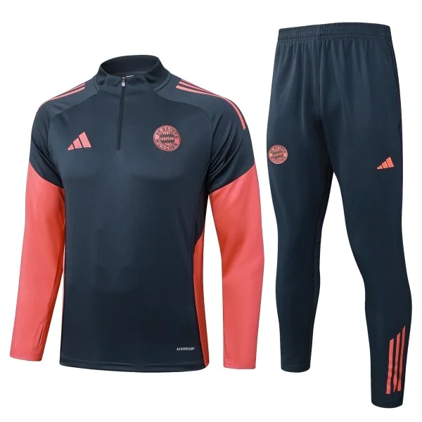 Bayern Munich Survêtements Ensemble 2025 2026 Gris - Bayern Munich Survêtements Pas Cher | maillotdefootpersonnalise