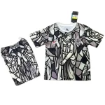 Angleterre Enfant Ensemble 2026 Gris - Angleterre Enfant Pas Cher | maillotdefootpersonnalise