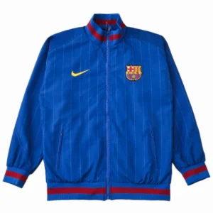 FC Barcelone Survêtements Coupe-vent 2026 2027 Bleu - FC Barcelone Survêtements Pas Cher | maillotdefootpersonnalise
