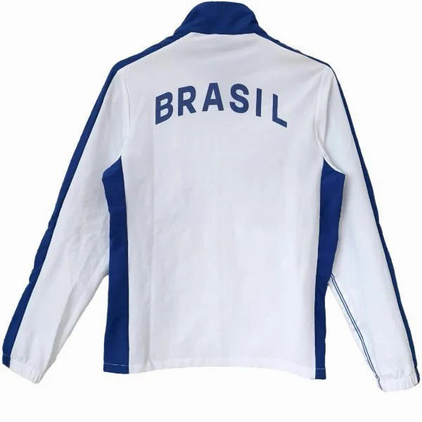 Brésil Survêtements Coupe-vent 2026 Bleu - Brésil Survêtements Pas Cher | maillotdefootpersonnalise