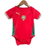 Maroc Enfant Maillot 2026 Rouge - Maroc Enfant Pas Cher | maillotdefootpersonnalise