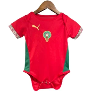 Maroc Enfant Maillot 2026 Rouge - Maroc Enfant Pas Cher | maillotdefootpersonnalise