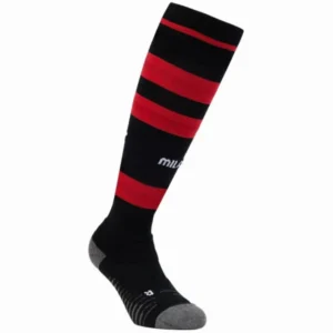 AC Milan Enfant Chaussettes 2026 2027 Noir - AC Milan Enfant Pas Cher | maillotdefootpersonnalise