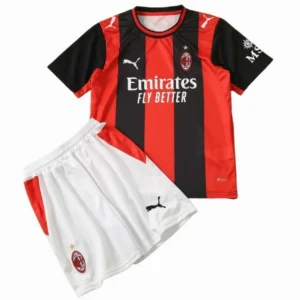 AC Milan Enfant Ensemble 2026 2027 Rouge - AC Milan Enfant Pas Cher | maillotdefootpersonnalise
