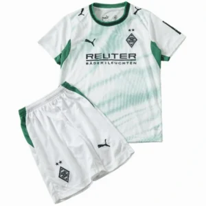 Borussia Mönchengladbach Enfant Ensemble 2026 2027 Blanc - Borussia Mönchengladbach Enfant Pas Cher | maillotdefootpersonnalise