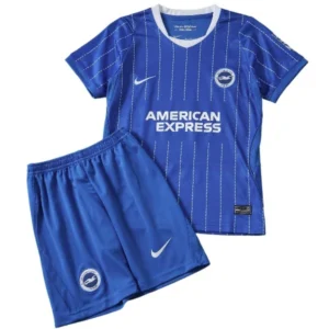 Brighton & Hove Albion Enfant Ensemble 2026 2027 Bleu - Brighton & Hove Albion Enfant Pas Cher | maillotdefootpersonnalise