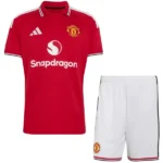 Manchester United Enfant Ensemble 2026 2027 Rouge - Manchester United Enfant Pas Cher | maillotdefootpersonnalise