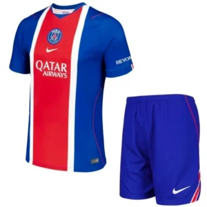 Paris Saint Germain Enfant Ensemble 2026 2027 Bleu - Paris Saint Germain Enfant Pas Cher | maillotdefootpersonnalise