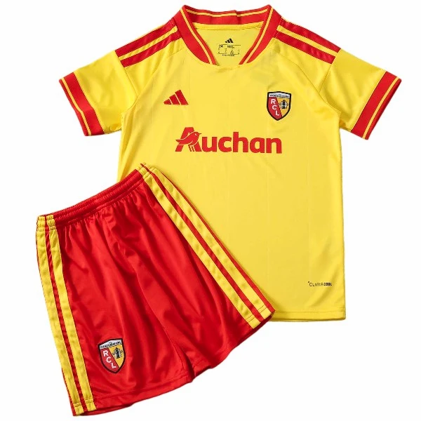 RC Lens Enfant Ensemble 2026 2027 Jaune - RC Lens Enfant Pas Cher | maillotdefootpersonnalise