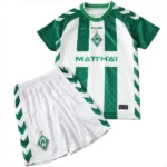 Werder Brême Enfant Ensemble 2026 2027 Vert - Werder Brême Enfant Pas Cher | maillotdefootpersonnalise