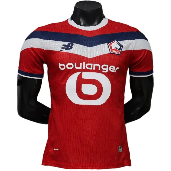 LOSC Lille Maillot 2026 2027 Rouge - Maillot LOSC Lille | maillotdefootpersonnalise