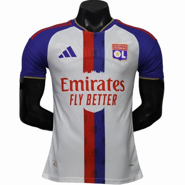 Lyonnais Maillot 2026 2027 Blanc - Maillot Lyonnais | maillotdefootpersonnalise