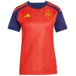 Espagne Femme Maillot 2026 Rouge - Maillot Espagne Femme | maillotdefootpersonnalise